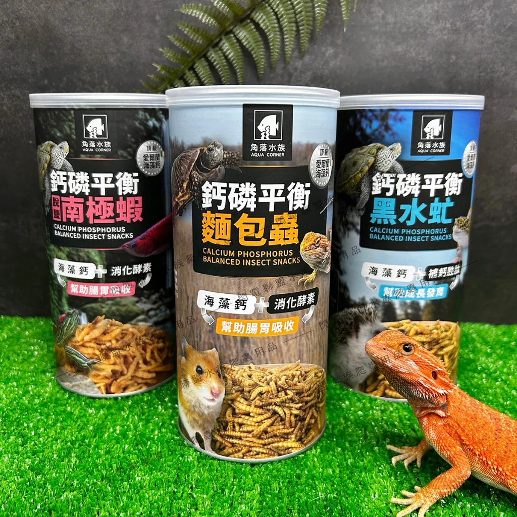 角落水族 南極蝦 麵包蟲 黑水虻