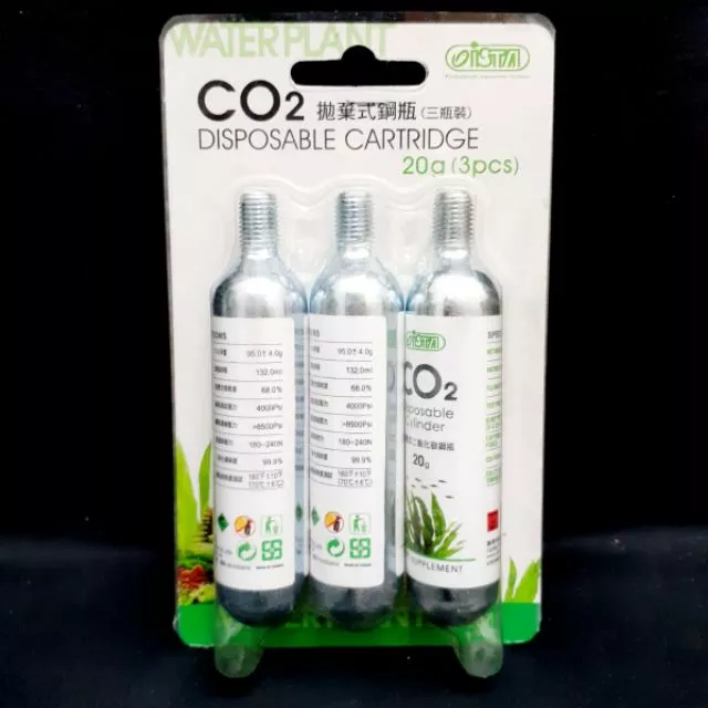 ISTA 拋棄式鋼瓶CO2供應組20g