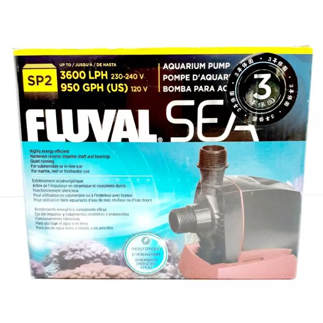 現貨【閃電聯盟】義大利 富濾霸 FLUVAL 節能淡海水兩用馬達 3600L/SP2 沉水馬達 超耐用