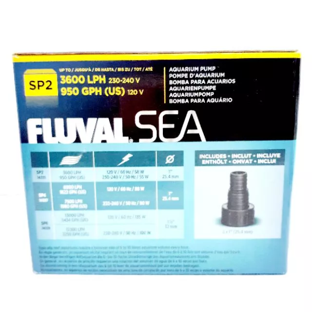 現貨【閃電聯盟】義大利 富濾霸 FLUVAL 節能淡海水兩用馬達 3600L/SP2 沉水馬達 超耐用