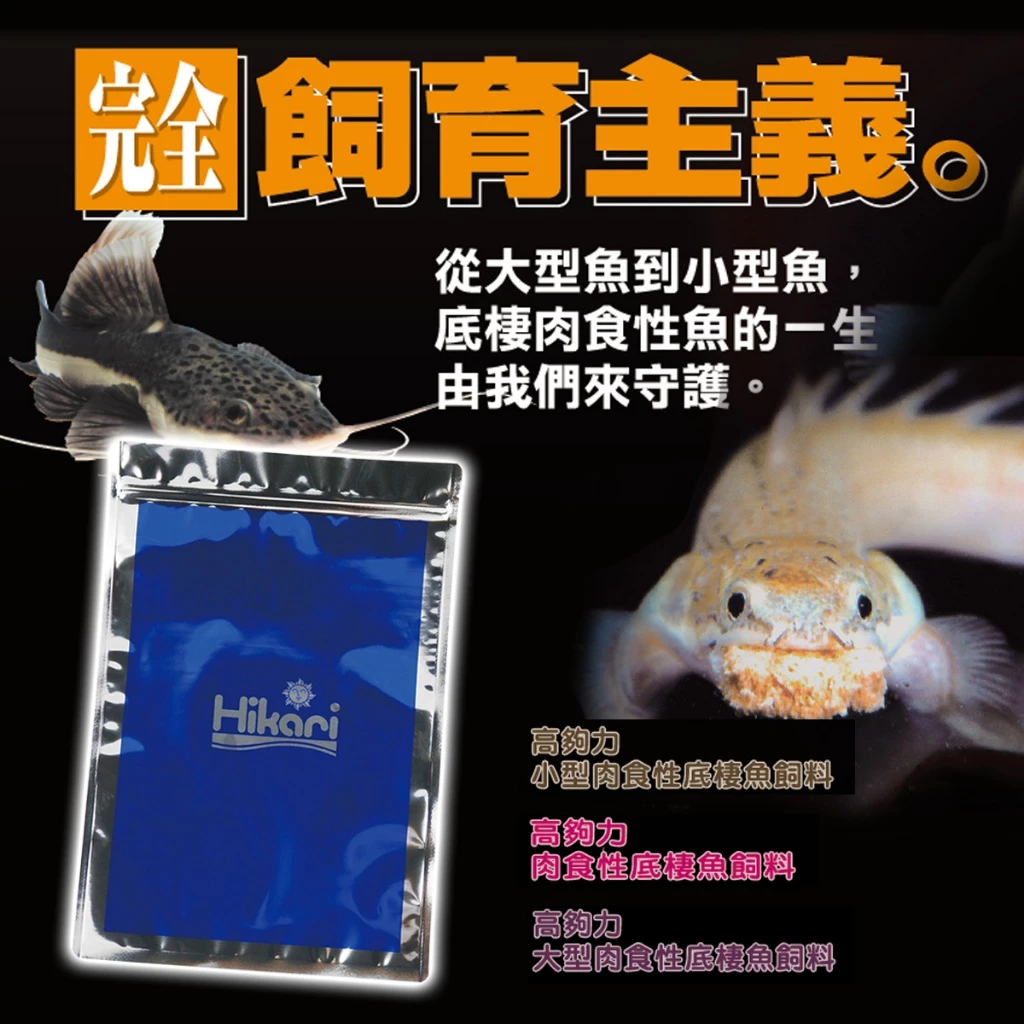 Hikari 大型肉食性底棲魚飼料1kg 